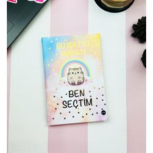 Giftmoda Bu Işıltılı Hayatı Ben Seçtim Tasarımlı Lastikli Defter