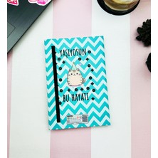 Giftmoda YaşıyoSun Bu Hayatı V2 Tasarımlı Lastikli Defter