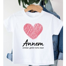 Elbiseciniz Anneler Günü Özel Anneler Günü Kutlu Olsun Baskılı Tişört/t-Shirt
