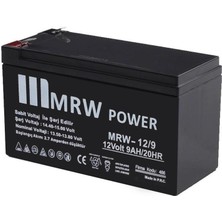 MRW Akü 12V 9A (15X6.5X9.5CM) Mrw