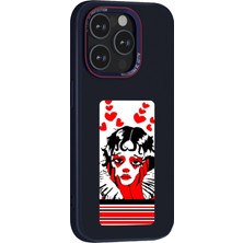 Urr iPhone 15 Pro Nfc Smart Case Akıllı Kapak - Lacivert