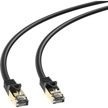 S-Link SL-CAT7100M 100M Siyah S/ftp Cca Cat7 Gold Uçlu Ağ Bağlantı Kablosu