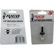 Rico RT4407 Bits Saplı Küçük Mandren Adaptörü 3 mm 1/4"