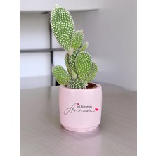 Dekozayn Home Iyi Ki Varsın Annem Temalı Anneler Günü Anneye ve Eşe Özel Yapım Hediye Saksı