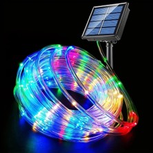 Dream Plus Solar Güneş Enerjili 10M Hortum  100 LED Şerit LED Işık Aydınlatma Dekorasyon Dış Mekan Lambası