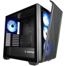 Rampage Craft 4-Rgb Fanlı Gamıng Mıd-Tower Pc Kasası Siyah