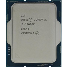 Intel Core i5 12600K 3,7 GHz 20 MB Cache 1700 Pin İşlemci