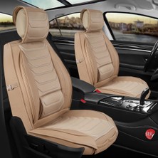 Startcar Bmw 3 Serisi 323 Uyumlu Lüx Deri Oto Koltuk Kılıfı Ön Arka Takım Akdeniz Serisi Bej Sc