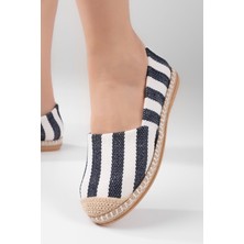 Aska Shoes Kadın Flotter Deri/ Keten/hasır Malzeme Espadril