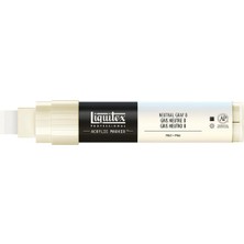 Liquitex Professional Akrilik Markör Kesik Uç 15 mm Neutral Gray 8 8599