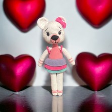 Paris Organik Beyaz Amigurumi Masum Ayıcık