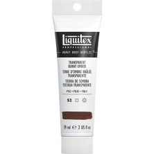 Liquitex Professional Heavy Body Akrilik Boya 59 ml Transparent Burnt Umber 130 S2