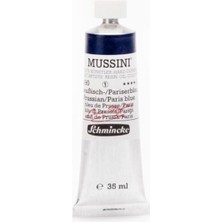 Schmincke Mussini Yağlı Boya 35 ml Prussian Paris Blue 490 S.1