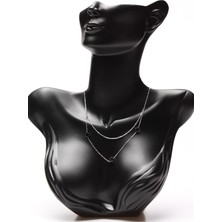 Chantaky Kadın Paslanmaz Çelik Gümüş Renk Kolye 007 20002 Gümüş Renk Standart