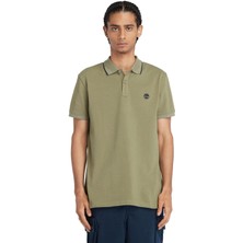 Timberland Printed Neck Short Sleeve Polo Erkek T-Shirt TB0A26NF5901