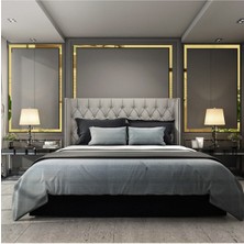 Ata Pleksi Aynalı Pleksi Şerit Çıta (5X244CM) 10'lu Paket Altın Aynalı Pleksi Dekorasyon Ürünü