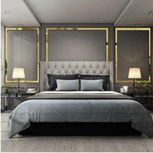 Ata Pleksi Aynalı Pleksi Şerit Çıta (2X244CM) 20'li Paket Altın Aynalı Pleksi Dekorasyon Ürünü