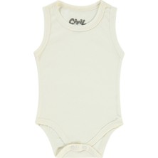 Civil Baby Erkek Bebek Çıtçıtlı Badi Ekru