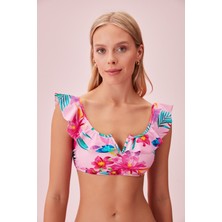 Suwen Volanlı Bralet Bikini Üst