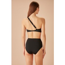Suwen Tek Omuz Aksesuarlı Bralet Bikini Üst