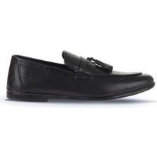 Bueno Shoes Siyah Deri Erkek Loafer 21ma412