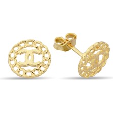 ÇGK KUYUMCULUK Altın Çivili Küpe CGKKP054
