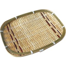 Ashley Bambu Sepeti Çamaşır Odası Için Sağ Yapımı Sepet 25X19 cm (Yurt Dışından)