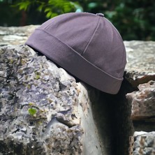 Shopiolog Yazlık Pamuklu Docker Kipa Şapka Kısa Şapka Arkası Ayarlı Sipersiz