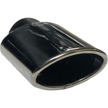 HYM Tuning 105LIK Tek Çıkışlı 105MM Egzoz Ucu Eğik Oval Ağız