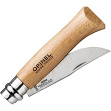 Opinel Inox No 8 Kayın Saplı Paslanmaz Çelik Trekking Çakı - Naturel