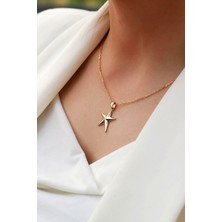 Aydın Kuyumculuk 14 Ayar Altın,kutup Yıldızı Kolye AGKLY530