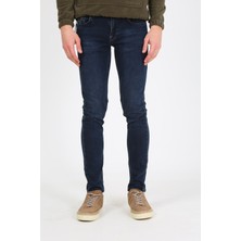 Twister Jeans Panama 639-01 Dark Blue Erkek Likralı Dar Kesim Dar Paça Kot Pantolon