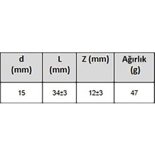 Viva Paslanmaz Dirsek 45° (15X15X1,5 Mm) Defender