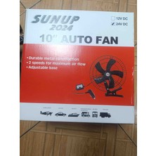 Sunup Oto Vantilatörü 10 Inç 24 VOLT24 Volt