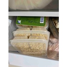 Karacabey Ticaret 10 Adet Buzluk Düzenleyici Küçük Boy Buzluk ve Mikrodalga Saklama Kabı 4 Bölmeli Dondurulmuş Öğün Et ve Sebze