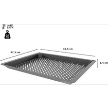 Siemens & Bosch Marka Orijinal HZ429000 Yeni Airfry Tepsisi Tüm Ankastre Fırınlara Uyumlu