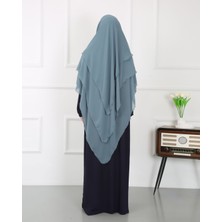 Mercan Hijab Üç Katlı Şifon Sufle Khimar