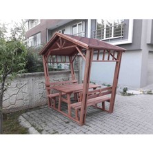 Şen Mobilya Şenmobilya Bahçe Masası Kamelya Çardak