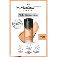 MAC STUDIO FIX FLUID SPF 15 MAT FONDÖTEN-NC18 30 ml