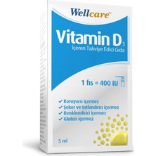 Wellcare Vitamin D3 400 Iu+ Provim Kids 8 ml