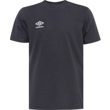 Umbro Erkek Antrasit Oversize Pamuk Bisiklet Yaka T-Shirt Umbro Simple Tee FF-0150