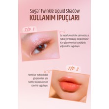 Peripera Yoğun Işıltılı Görünüm Sunan Likit Far Peripera Sugar Twinkle Liquid Shadow (3 Kitten Beige)