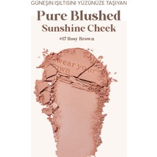 Peripera Pastel Tonlarda Sebum Dengeleyici Toz Allık Peripera Pure Blushed Sunshine Cheek (17 Rosy Brown)