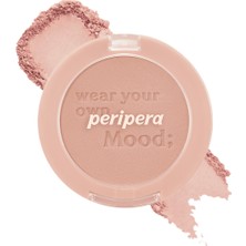 Peripera Pastel Tonlarda Sebum Dengeleyici Toz Allık Peripera Pure Blushed Sunshine Cheek (16 Acorn Beige)