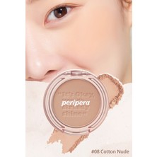 Peripera Pastel Tonlarda Sebum Dengeleyici Toz Allık Peripera Pure Blushed Sunshine Cheek (08 Cotton Nude)