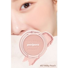 Peripera Pastel Tonlarda Sebum Dengeleyici Toz Allık Peripera Pure Blushed Sunshine Cheek (07 Milky Peach)