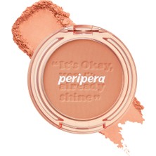 Peripera Pastel Tonlarda Sebum Dengeleyici Toz Allık Peripera Pure Blushed Sunshine Cheek (04 Hazel Orange)