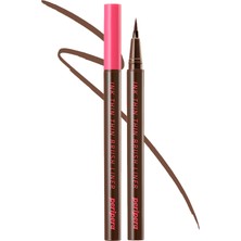 Hassas ve İnce Fırça Uçlu Kalem Eyeliner PERIPERA Ink Thin Thin Brush Liner (02 Brown Film)