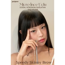 Peripera Ultra Ince Uçlu, Doğal Görünüm Veren Kaş Kalemi Peripera Speedy Skinny Brow (3 Natural Brown)