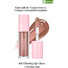 Peripera Dudaklara Dolgun, Pürüzsüz Işıltı Sunan Gloss Peripera Ink Glasting Lip Gloss (2 Edge Nude)